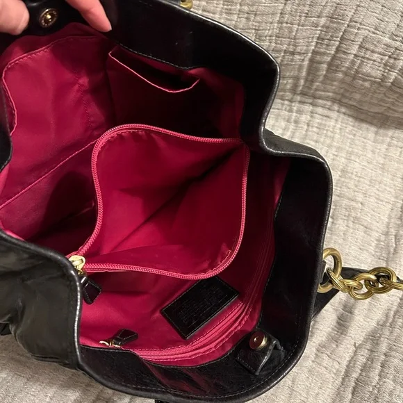Coach vintage black leather purse - Picture 8 of 11